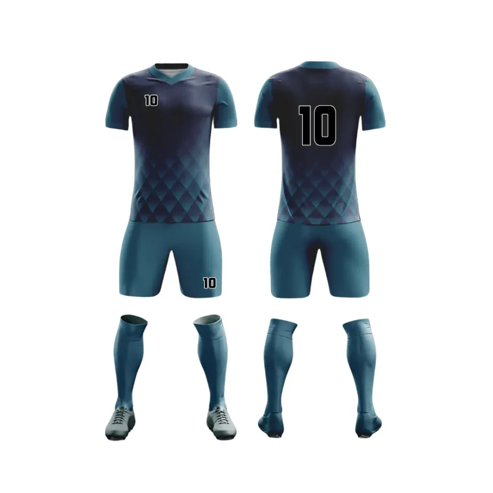 Soccer Uniform – Slate Grey (SC-12) – custom teamwear by Shazbro