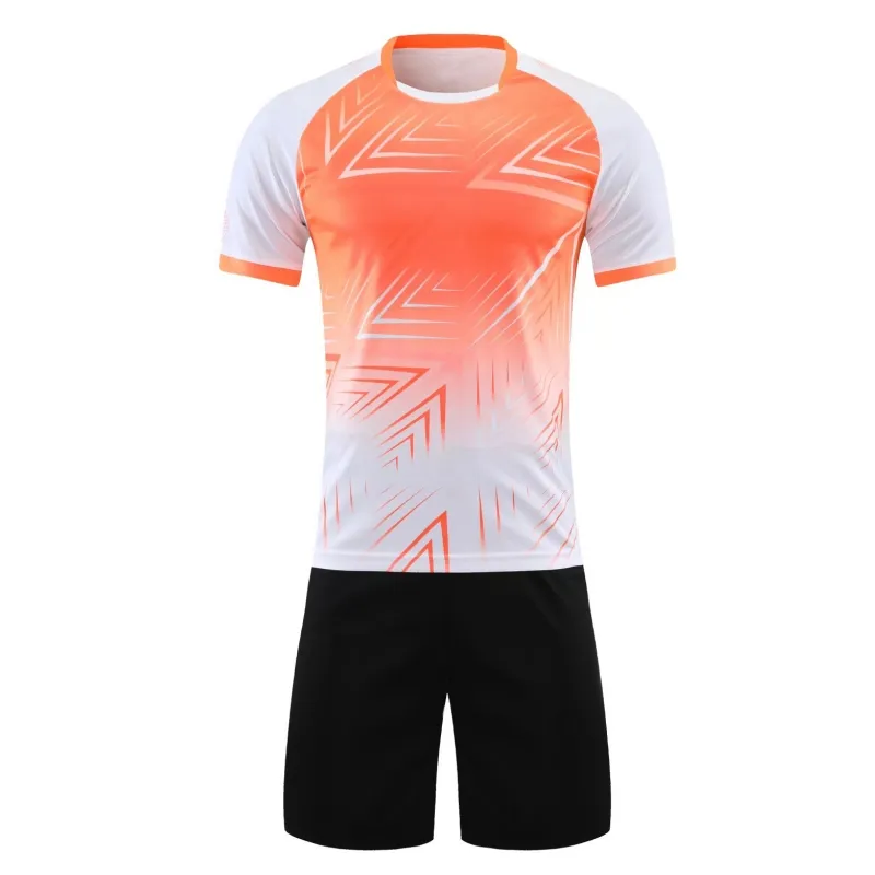 Soccer Uniform – Orange & White (SC-11) – custom teamwear by Shazbro