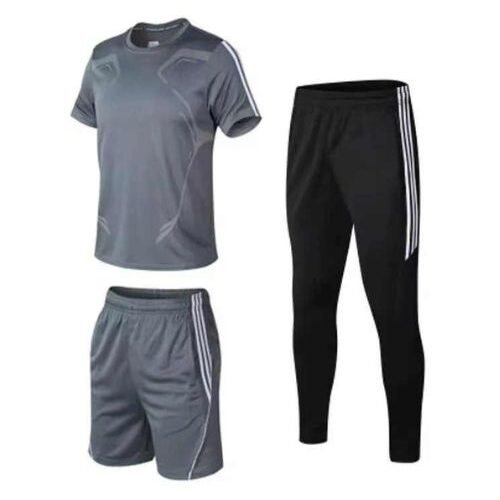 Soccer Uniform – Grey & Black Training Kit – custom teamwear by Shazbro