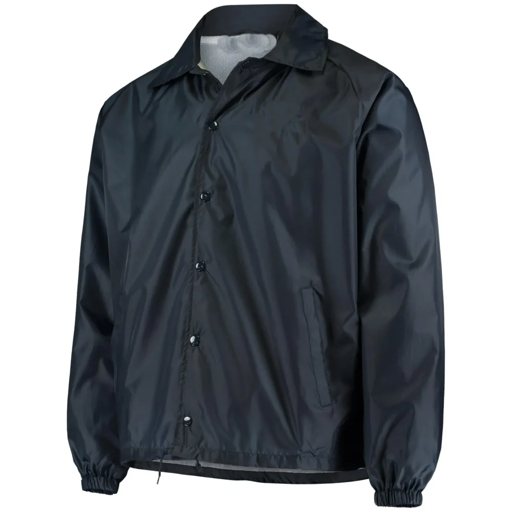 Coaches Wear – Black Coach Jacket (CW-03) – custom teamwear by Shazbro