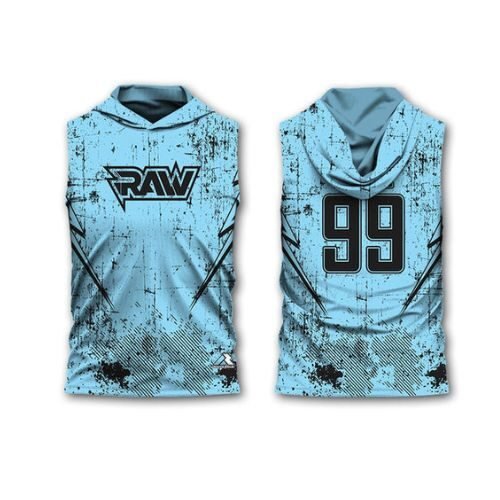 7v7 Uniform – Light Blue & Black (SV-05) – custom teamwear by Shazbro