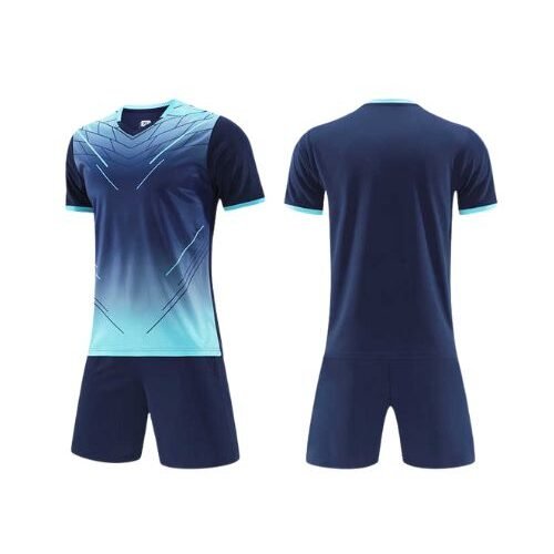 Volleyball Uniform – Navy & Sky Blue (VB-02) – custom teamwear by Shazbro