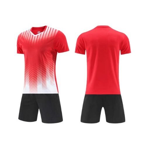 Volleyball Uniform – Red & Black (VB-05) – custom teamwear by Shazbro