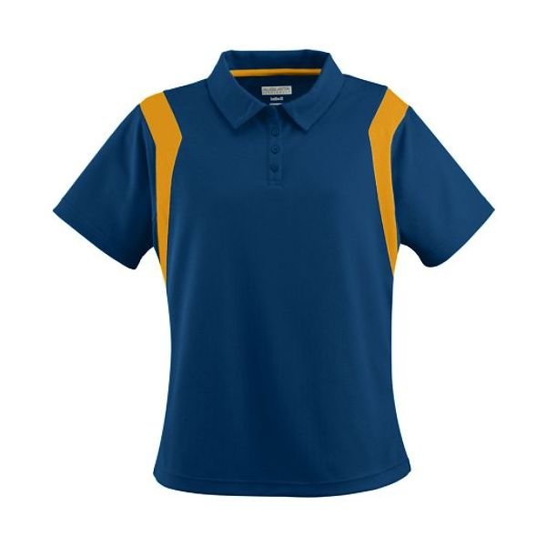 Coaches Wear – Navy & Gold Polo (CW-01) – custom teamwear by Shazbro